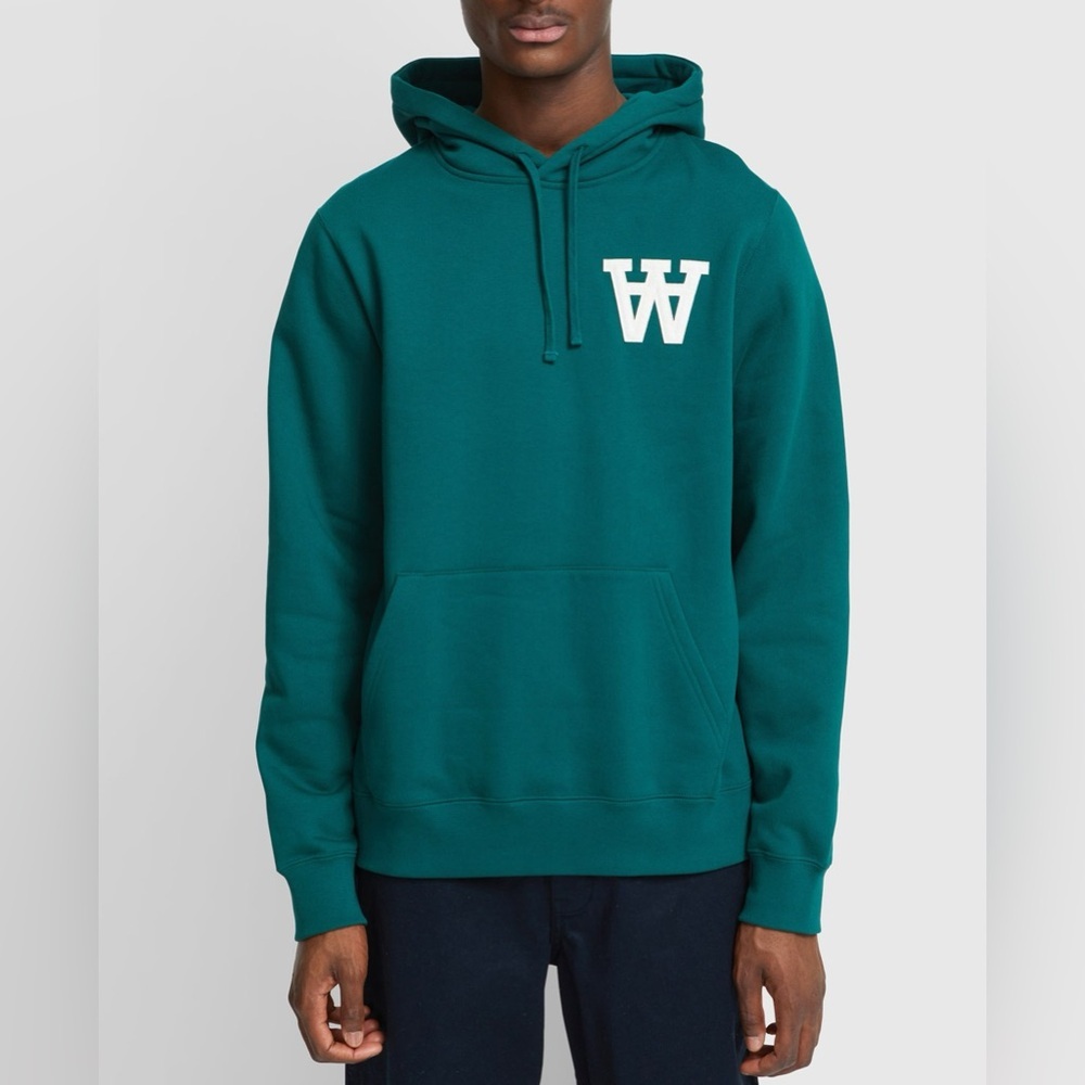 Double A by Wood Wood Kelly Green Ian hoodie Men’s Medium